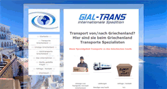 Desktop Screenshot of gial-trans.de