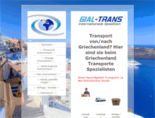 Tablet Screenshot of gial-trans.de
